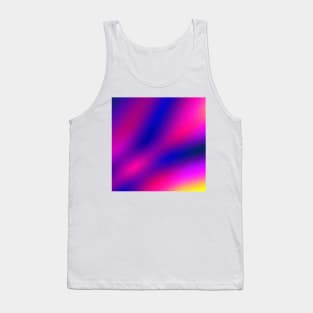 pink blue yellow abstract texture art Tank Top